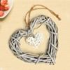 Display Mold Double Ornament Handmade Heart Shape Design Hanging Home Decoration Supplies for Living Room