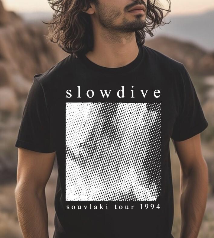 Slowdive BAND Slowdive Souvlaki Tour T Shirt  Unisex T-Shirt XL