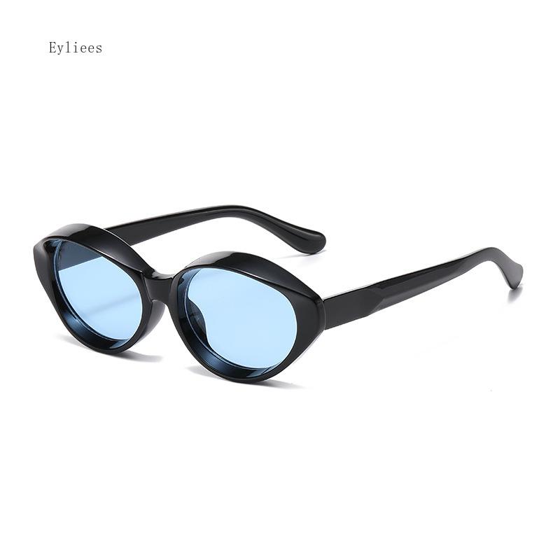 Fashion Vintage Oval Frame Sunglasses Summer UV400 Sun Shades for Women Outdoor Travel Street Style Sun Glasses Driving Goggles