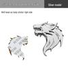Wolf Head Metal Car Badge: Personalized Sticker & Logo