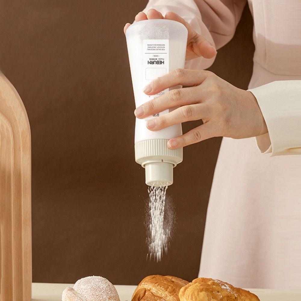 350ML Seasoning Bottle Storage Bottle BBQ Powder Bottle Portable Pepper Spice Jar