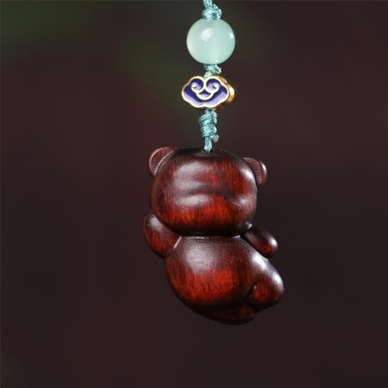 Feitian Little Bear Phone Charm Keychain Pendant Gift Accessories