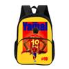 Travel Large Capacity Knapsack L-Lamin Yamal Students Kids Football Star School Bag with Front Pocket Backpack Sports Bookbag