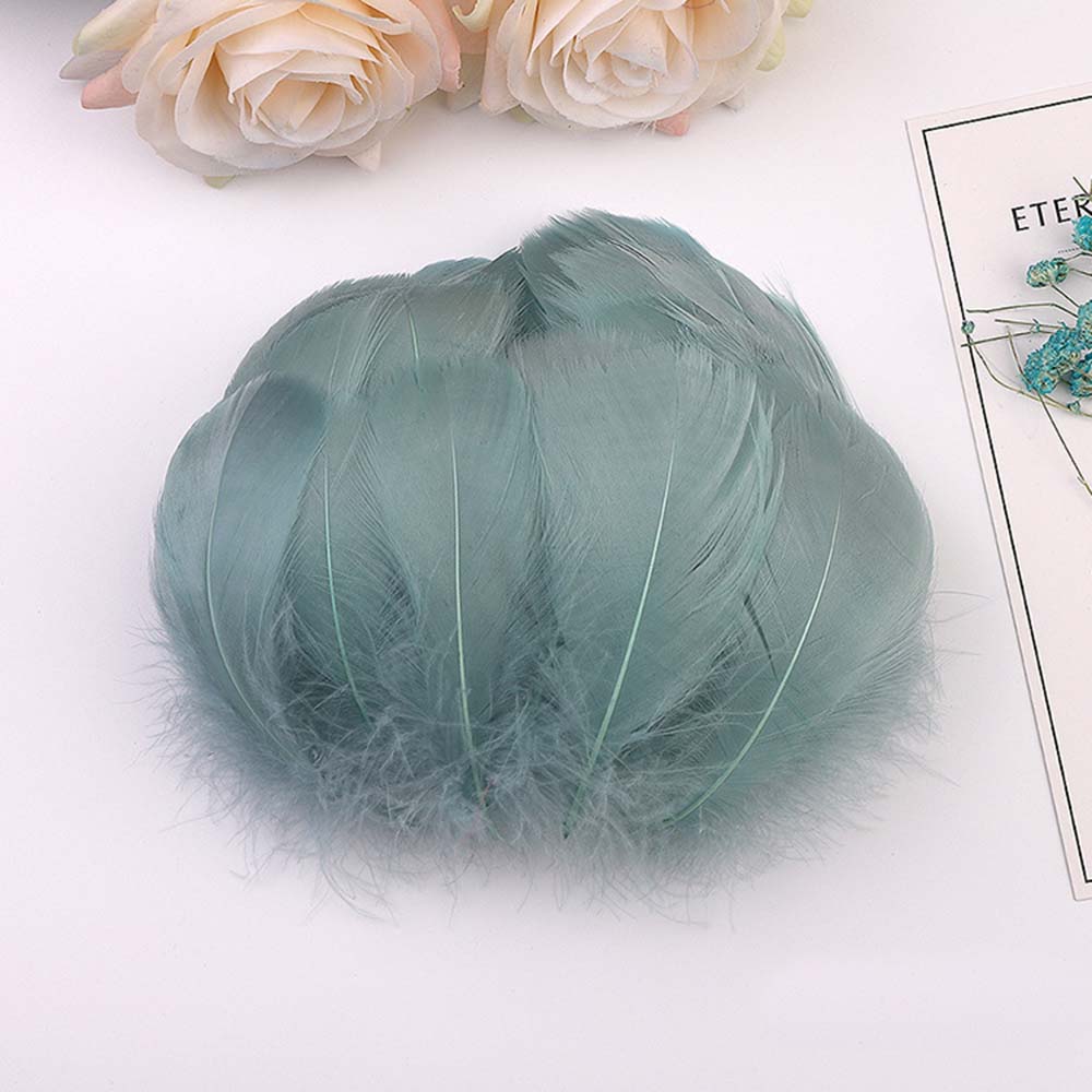Goose Feather 6cm~11cm For Beautiful Decoration Handicraft Gift Box DIY 50/100/150pcs Colorful Goose Feathers