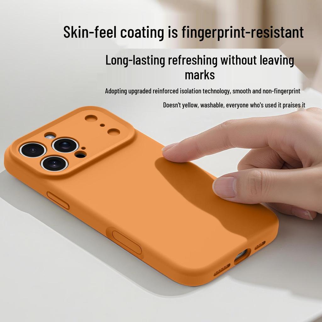 Ochranné pouzdro z tekutého silikonu s povrchem na dotek pro iPhone 16/15 Pro Max