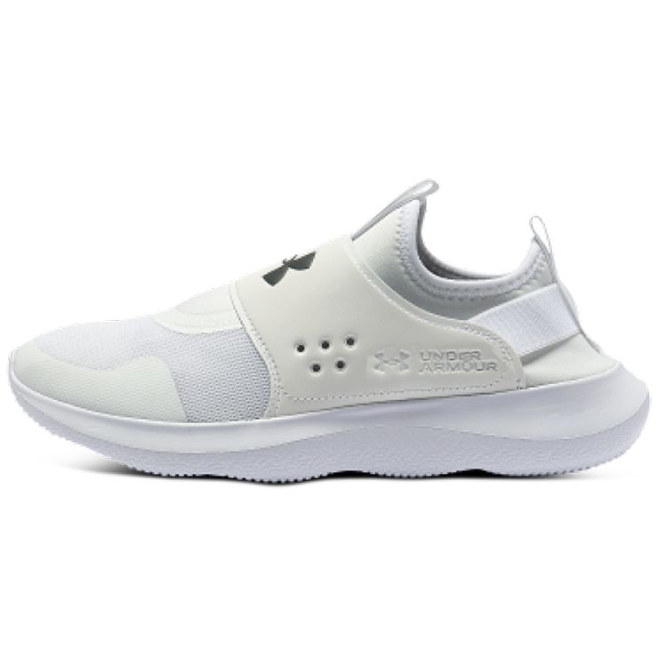 Under Armour Runplay Comfortable Synthetic Leather Low-Top Training Running Shoes Men Sneakers White 3024870-106