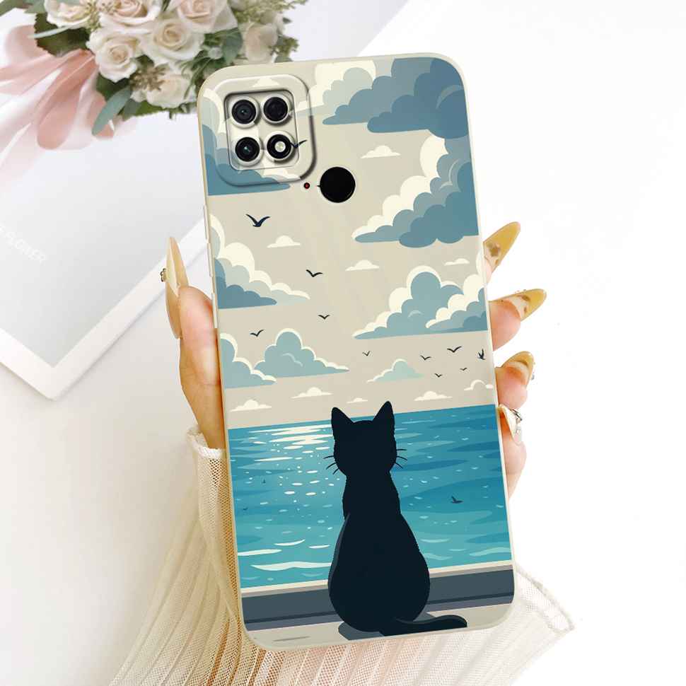 For Xiaomi Poco C40 Case 6.71" Pretty Girls Soft Silicone Phone Cover For Xiaomi Poco C40 PocoC40 Case Casing Coque Bumper
