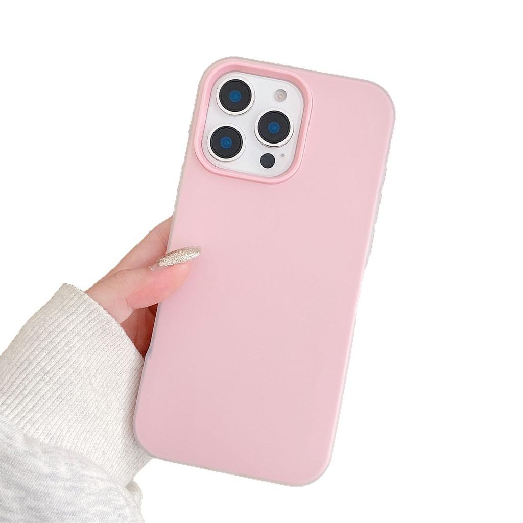 Jelly Two-in-one Mobile Phone Case for Apple Mobile Phone Protective Case for Apple 15promax High-end Girls Simple and Fashionable