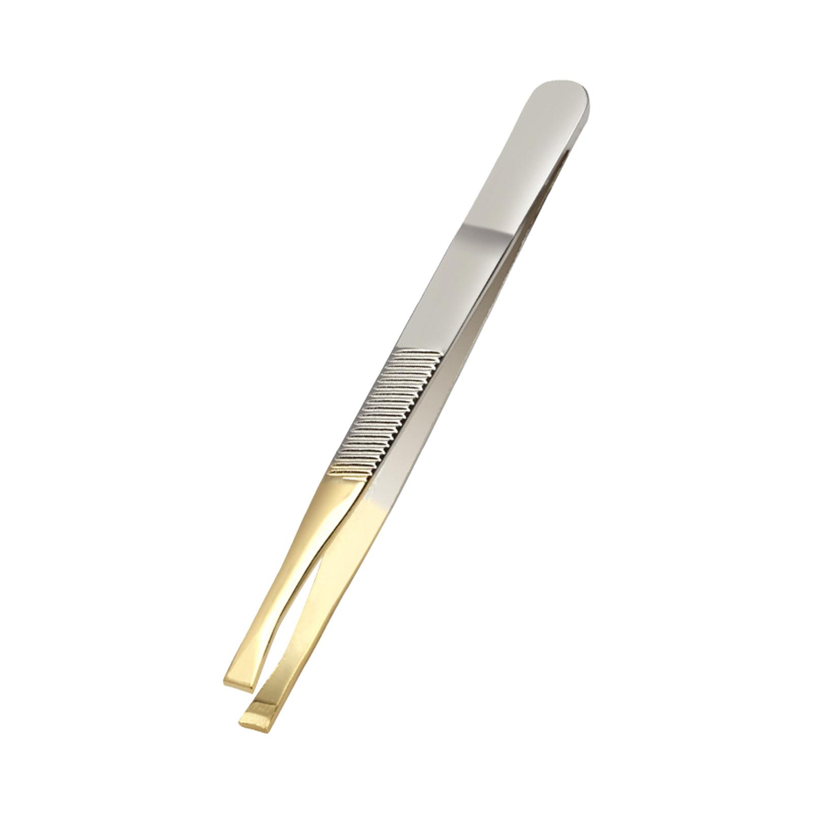 

Пинцеты для бровей из нержавеющей стали, Пинцеты для наращивания ресниц, Пинцеты для удаления волос на лице, Для ухода за лицом, бровями и бородой One Size