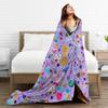 Warm Blanket Camping  Throw Blanket  Flannel Bedspread For Couch Chair Sofa Bed O-Oli-via Vampire  Funny Sofa Bed Cover