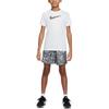 Nike Dri Fit T Shirt White/White/Black Unisex HF8079-100