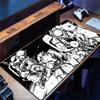 Mouse Pad Mechanical Warrior Gundam Zaku II PC Accessories Keyboard Pad Gaming Mats Rubber Mousepad Laptop Desk Mat HD Mouse Mat