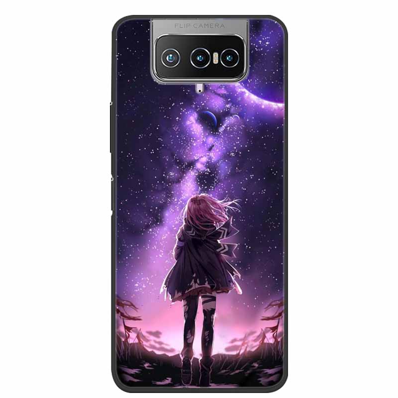 For Asus Zenfone 8 Flip Case Star Soft TPU Silicone Phone Case For Zenfone8 Flip Zenfone 8 ZS590KS Back Cover