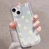 Summer Yellow And White Floral Fragments ForIPhone 17 16 15 14 Plus 13 12 Pro Max X XS XR 78 Plus SE2020 Cases Clear Cover