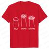 Schere Stein Papier Lustiges Katzenpfotenabdruck T-Shirt Damen Sommer Weiche Oversized Tops Mode Lässig Kurzarm Street T-Shirt