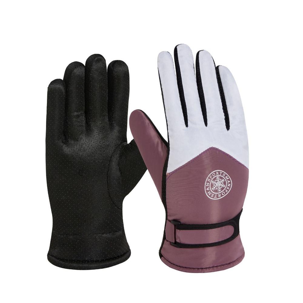 

Зима новые мужские термоперчатки для улицы катания на лыжах мотоцикле электромобиле велосипеде флисовые утолщенные one size