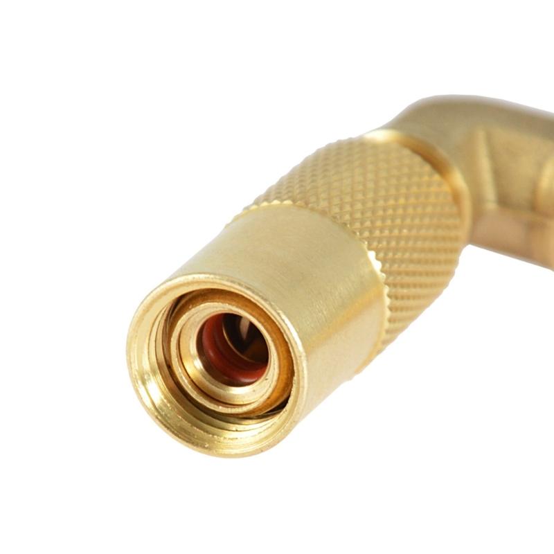 Propaan Verbindingsbocht 1/4In Snelkoppelingen Adapter Messing Propaan Fitting Camping Accessoires voor Reistrailer Barbecues