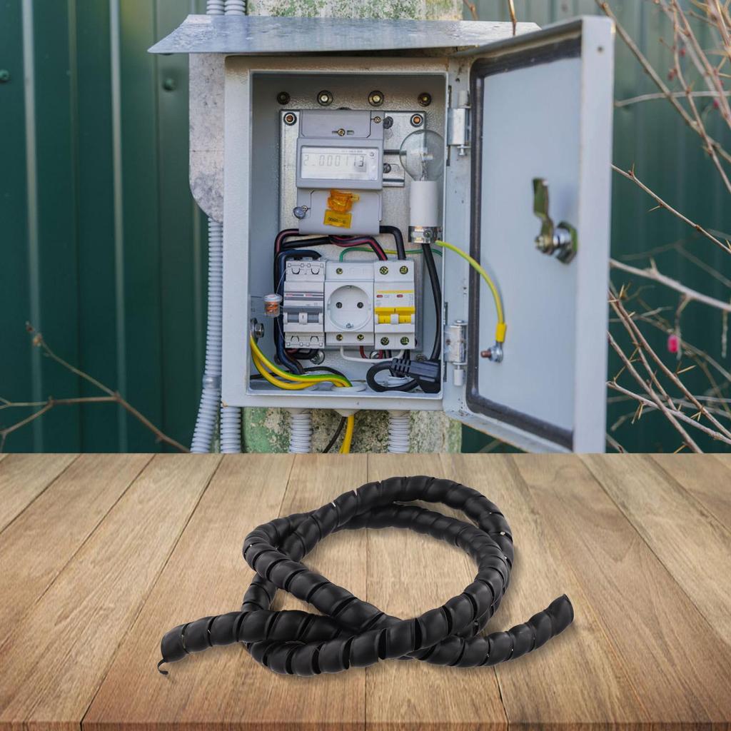 Customizable Length Cable Management Spiral Wound Tube Wire Protector