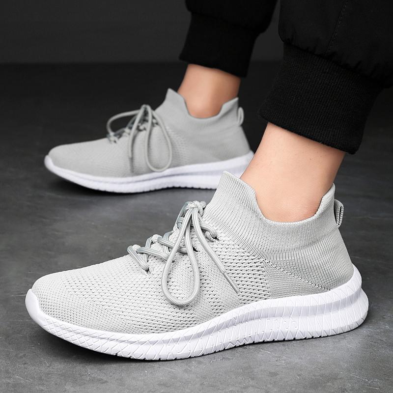 Shoes Men High Quality Summer Shoes For Men Breathable Male Sneakers Breathable White Fashion Gym Casual Light Plus Size Zapatillas Hombre