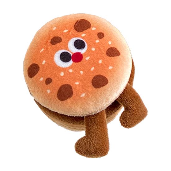 Plush Cartoon Food Refrigerator Magnet Stuffed Bread Pizza Sandwich Milk Tea Cookies Fridge Magnet Home Office Decorative Accessories