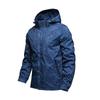 Men's Casual Lightweight Waterproof Windbreaker Jacket Full Zip Up Hooded Shell Outdoor Hiking Coat for Autumn Size 5XL