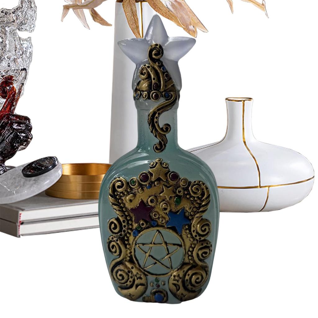 Decorative Bottles For Home Decor - Retro Decorative Bottle - Resin Vase Centerpieces For Bedroom Living Room Dining Table Bookshelf Birthday Holiday