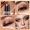 8-Color Eye Shadow Stick Long-Lasting Waterproof Cream To Powder Shimmer Glitter Eyeshadow Pigmentation Makeup Eyeshadow Pencil for Music Festival