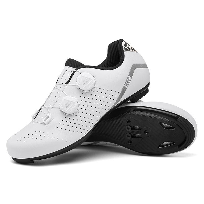 Men'S And Women'S Outdoor Cycling Shoes Road Shoes Mountain Lock Shoes Unlocked Bicycle Shoes Pair Of Rotating Buckle Cycling Shoes