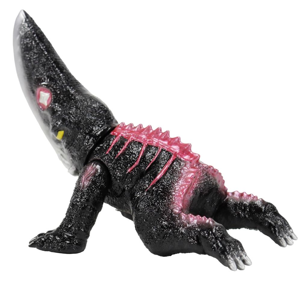 Character Content Production Medium Size Series Gamera Guiron Retro Black Approximately 100mm PVC Soft Vinyl Figure (Ccp) [4th Edition] Ver.