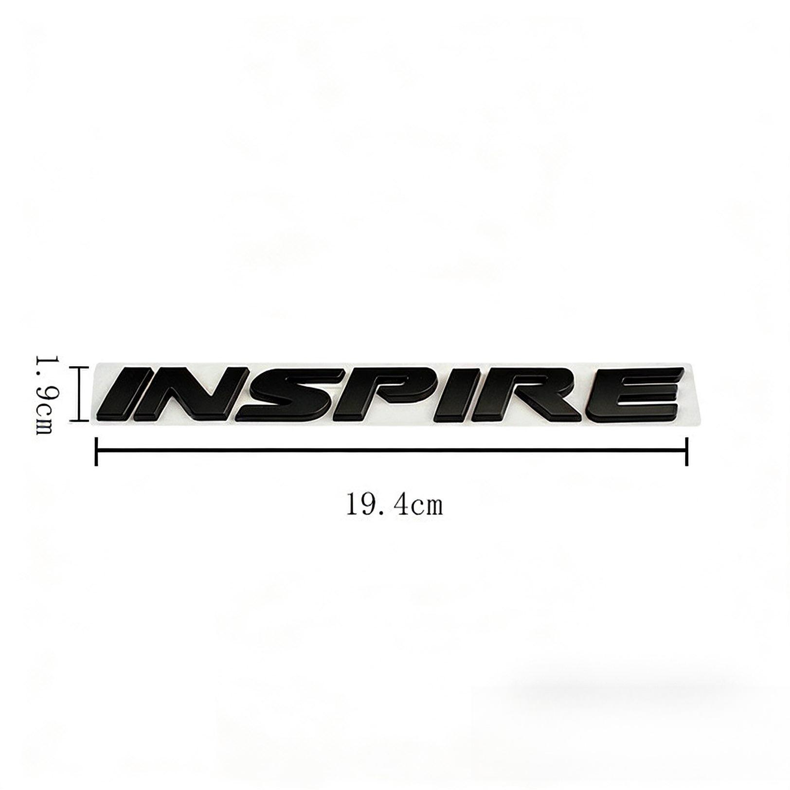 

19.4cm ABS Car Sticker Side Fender Badge Styling for Honda INSPIRE Logo 2025 2017 2020 Rear Tailgate Emblem Decals Accessories