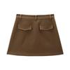 LEDIN 2025 Spring High-Waist A-line Mini Skirt
