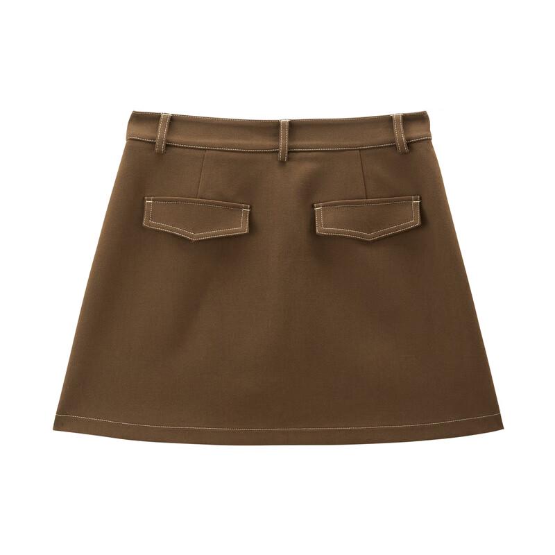 LEDIN 2025 Spring High-Waist A-line Mini Skirt