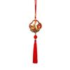 Dekorace na čínský Nový rok 2026 Rok koně Šťastný amulet se střapcem Feng Shui závěsné přívěsky pro bohatství a štěstí