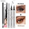 Black Brown Eyeliner Pen Waterproof Sweatproof Long Lasting No Smudge Liquid Eyeliner Eye Makeup Tool for Beginners