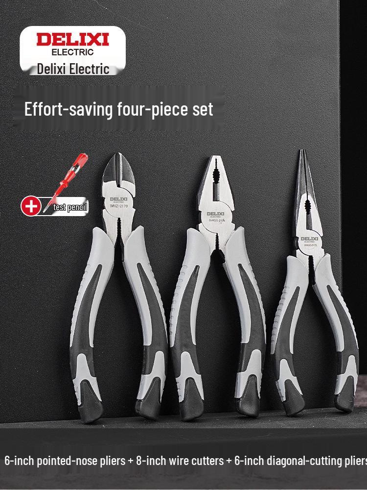 Delixi Explosion-Proof Multifunctional Tiger Pliers and Universal Wire Cutters