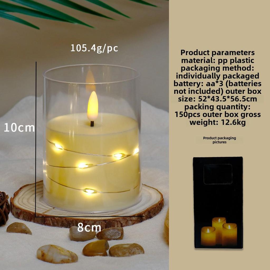 "LED Remote Control Candle Lights for Weddings, Birthdays, Parties & Concerts - Electronic ABS Simulation String Light Decoration"