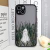 Ästhetisches niedliches Geister-Kunst-Handyhülle für Samsung Galaxy A36 A56 A55 A54 A53 A52 A16 A15 A14 A07 A06 5G Stoßfeste Hülle Halloween