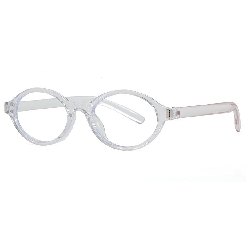 Oval Frame Ultra-Light Blue Light Blocking Glasses for Daily Commute