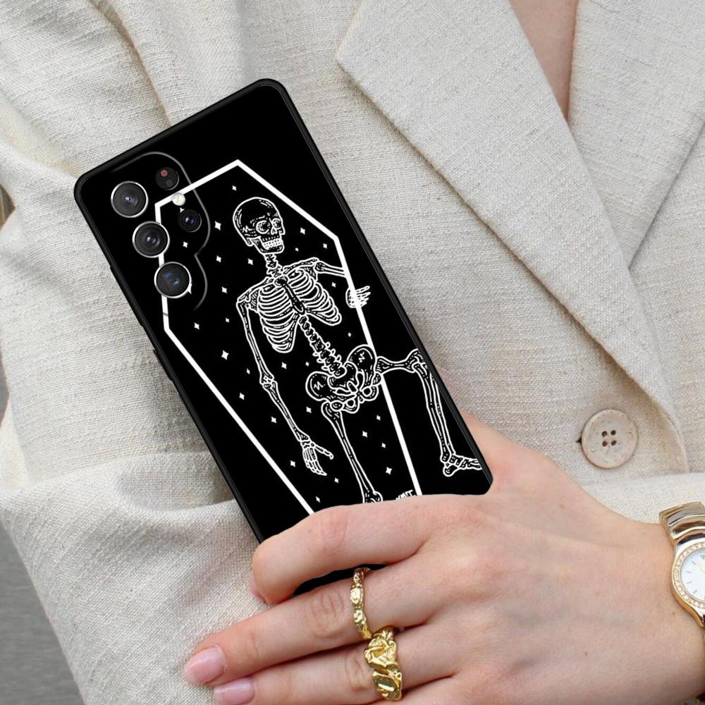 Skeleton Cell Phone Case for Samsung Galaxy S26 Ultra S25 S24 S23 S22 S21 S20 Note10 Cover