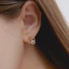 Primaute Twist Cubic Round Earring