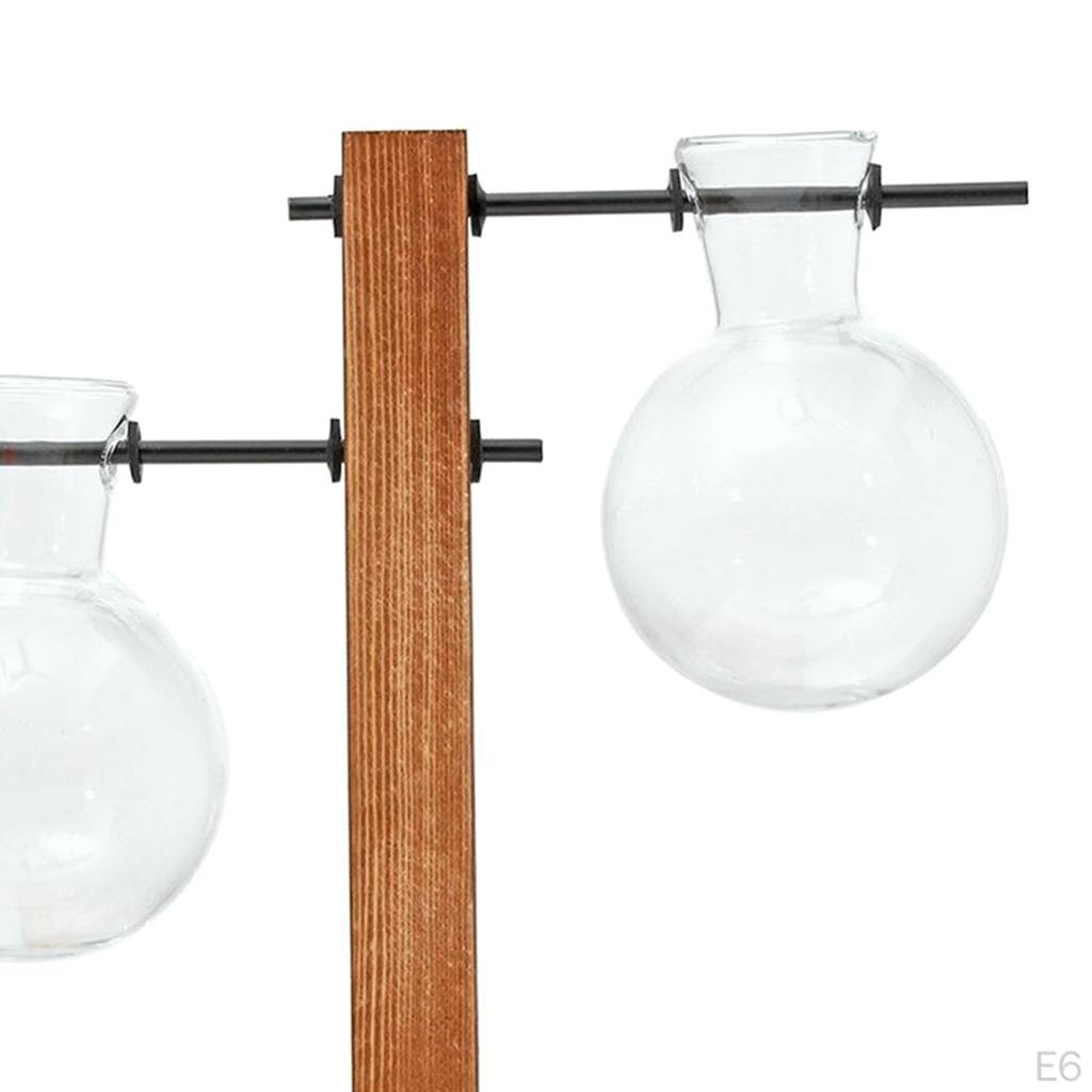 Desktop er Bulb Vase with Holder Office Decoration