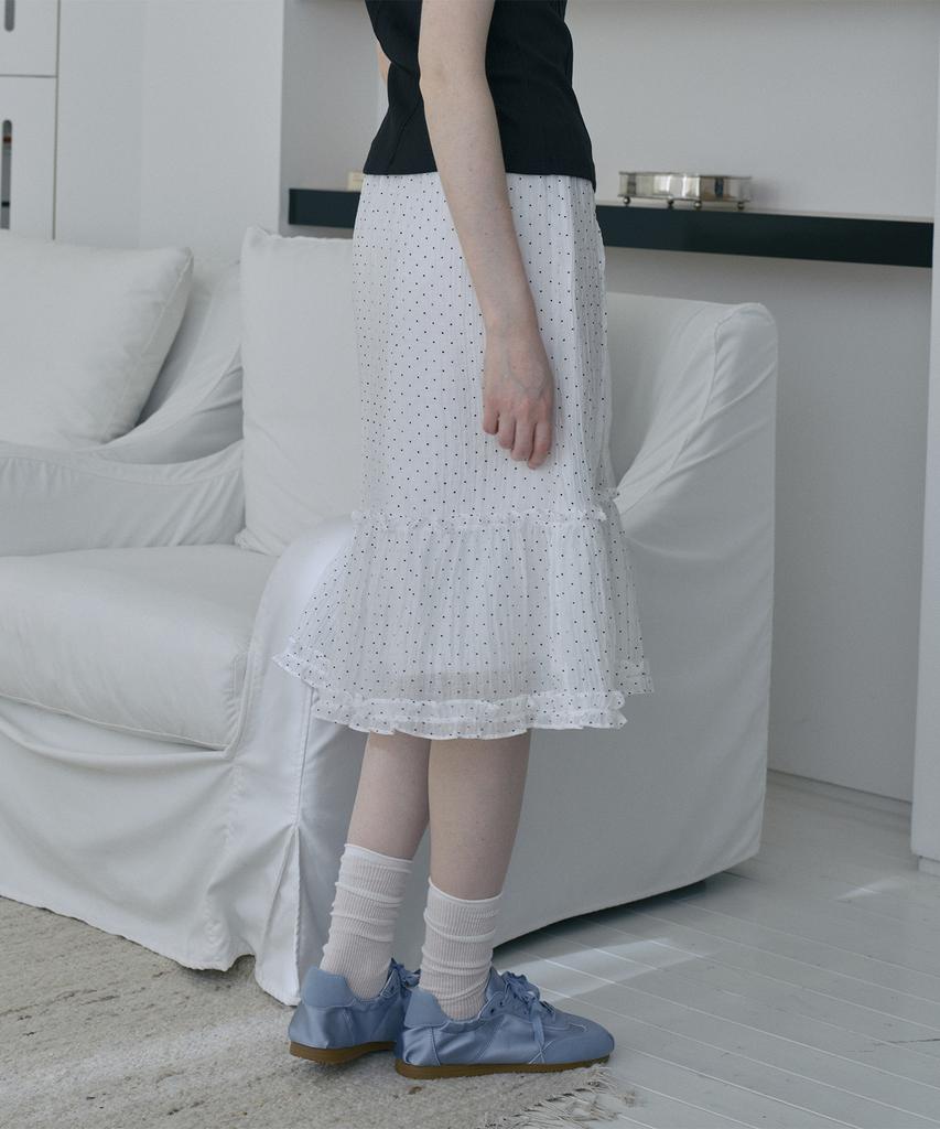 Jucy Judy Dot Frill Tiered Skirt J1Sk322E