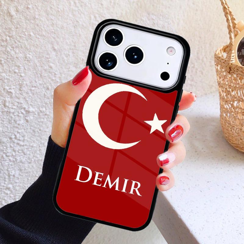 Tunisia Flag Star Symbols Phone Case For iPhone 17 Air 16 15 14 13 12 11 Pro Max Plus