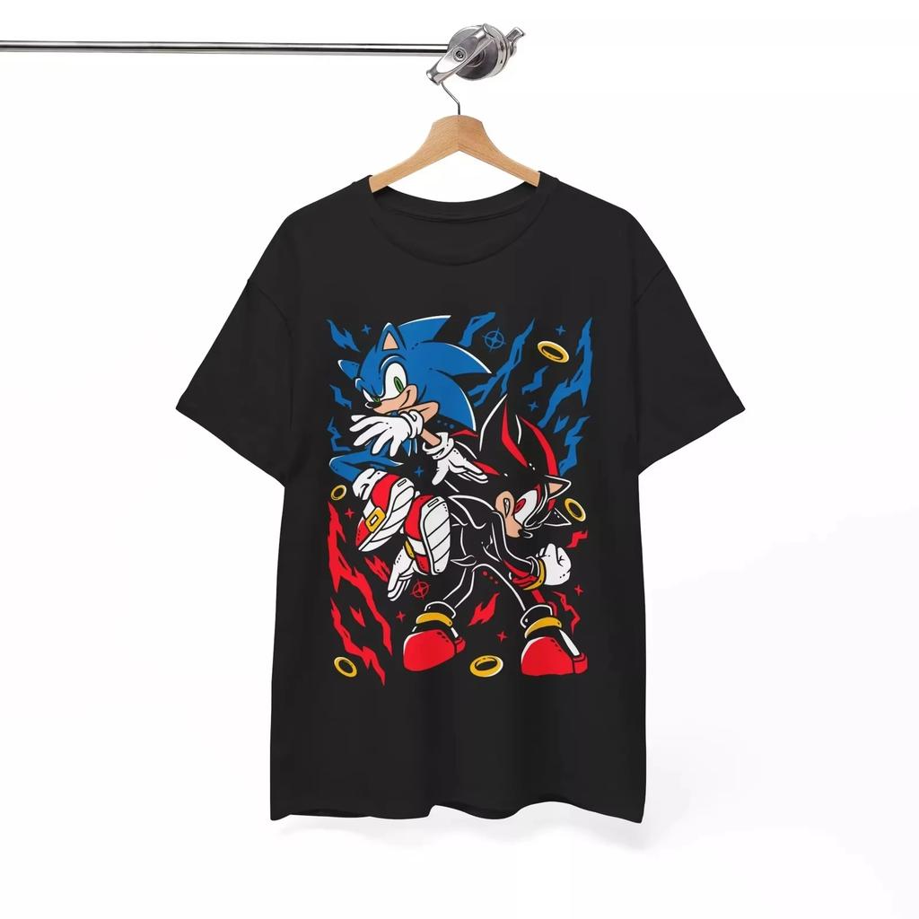 Sonic Shadow Kids Graphic TShirt Game Character Short Sleeve Tee Soft Breathable Top for Boys Girls Birthday Holiday Gift