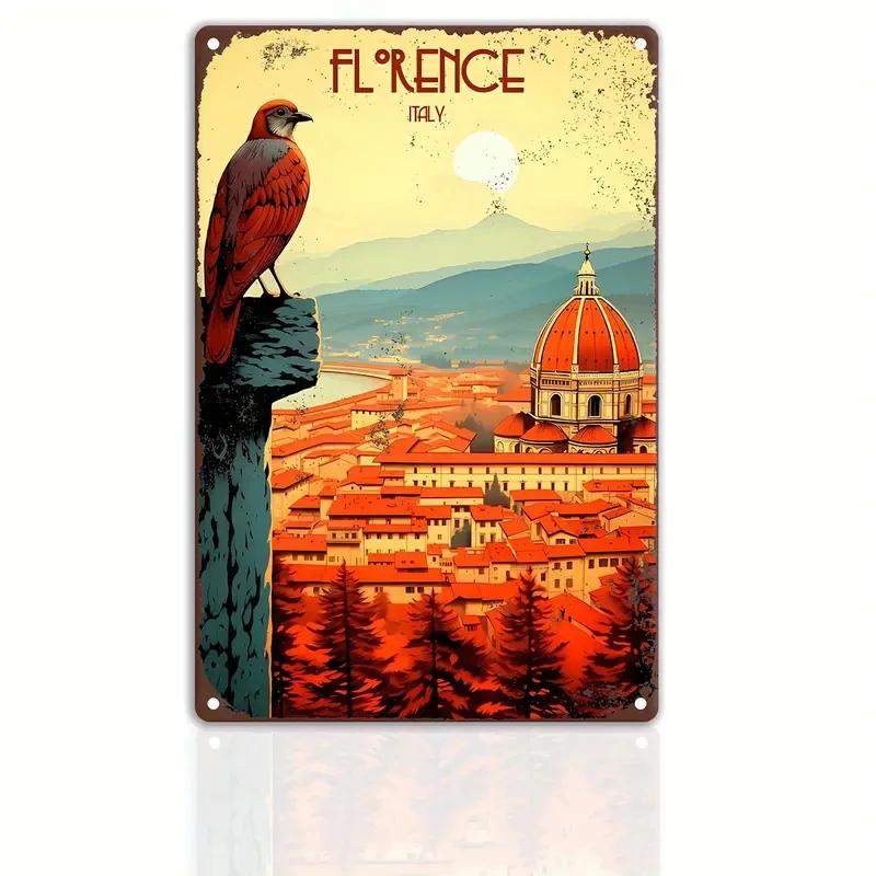 Retro Metal Sign Travel Round The World,ROME,FRANCE,MUMBAI Vintage Art Poster,Home,Bar,Room,pub,Hotel,Cafe,Club Wall Decor Gift