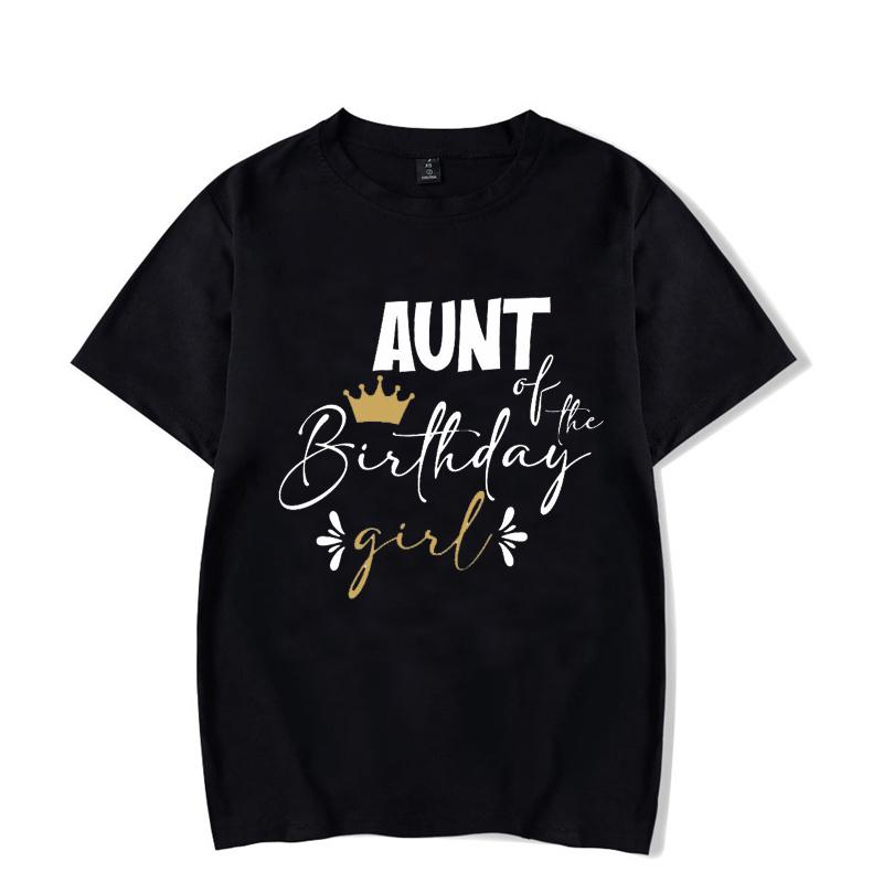 Personalized Family Birthday Group Outfits Party T-shirts Birthday Girl Matching Children Clothing T-shirts Set Family Tee Tops