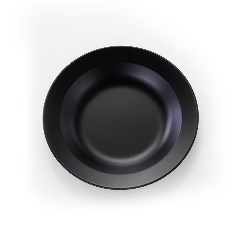 Outdoor Camping Stainless Steel Non-stick Dinner Plate Medium