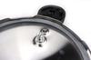 Pearl Metal Pressure Cooker, 3.5L, IH Compatible, Triple-Layer Bottom, Switchable, Recipe Included, Quick Eco, H-5040 Stainless Steel