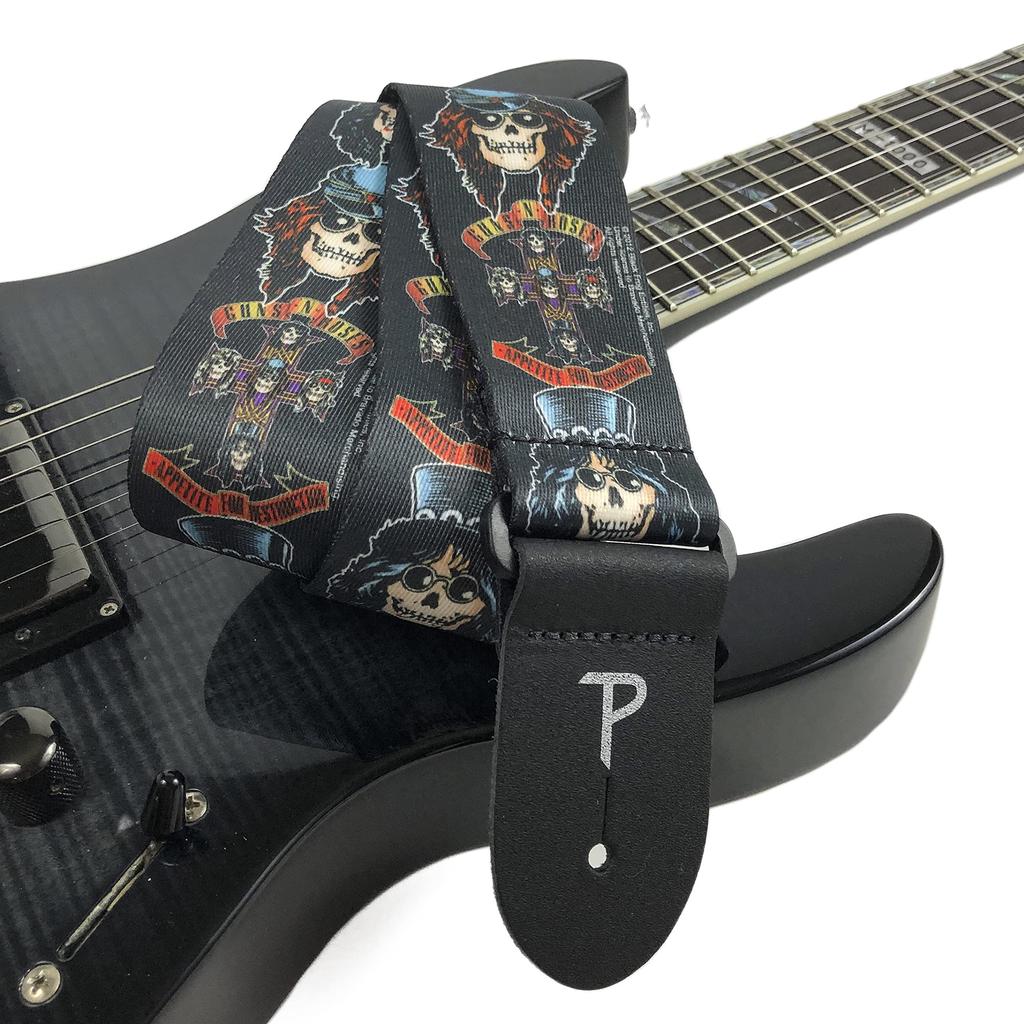 Poly Strap Roses Guitar Perri’s LPCP-6012 2" (Guns N' Strap)