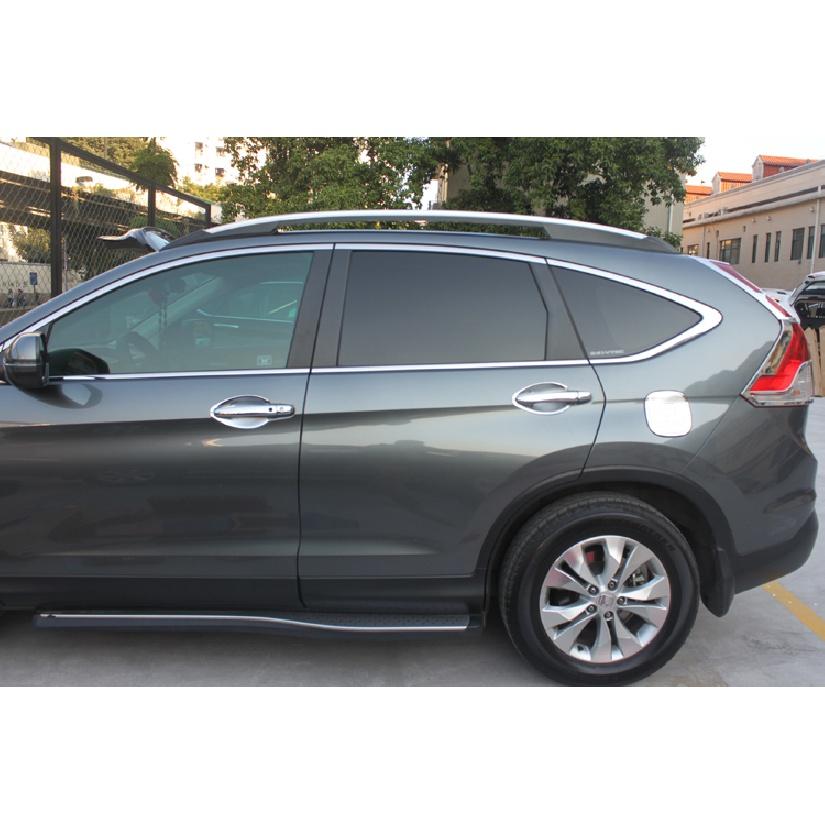 FUNDUOO For Honda CR-V CRV 2012 2013 2014 2015 New Chrome Door Handle Covers Trim With Two Smart Entry Buttons Car